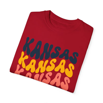 Retro Kansas - Comfort Colors Shirt