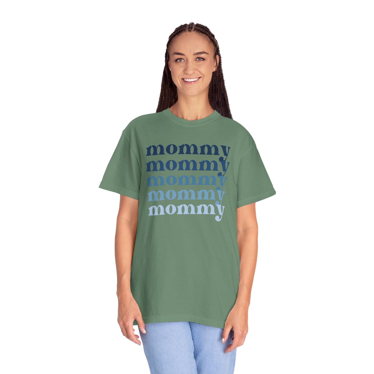 Mommy (Blue) - Comfort Colors Shirt