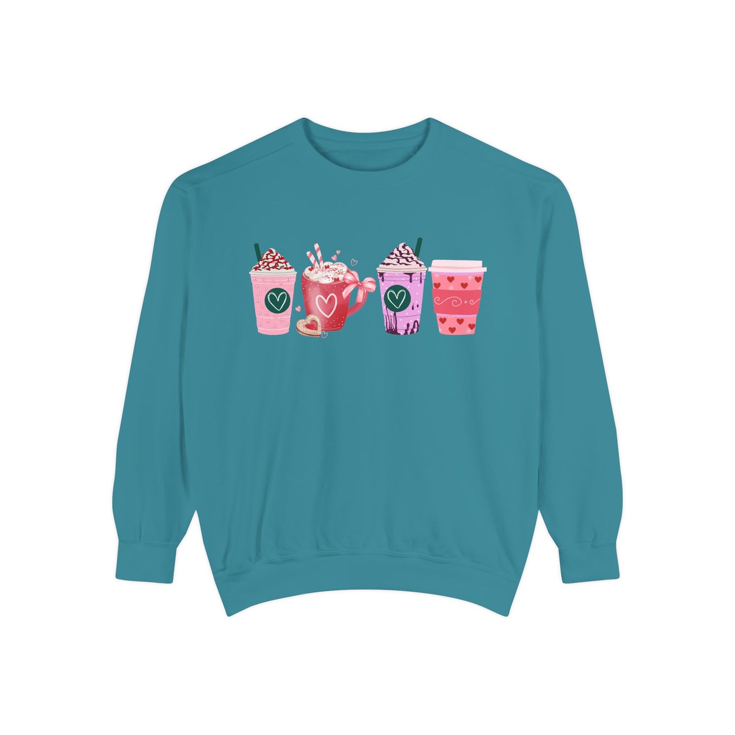 Valentine's Coffee - Comfort Colors Sweatshirt
