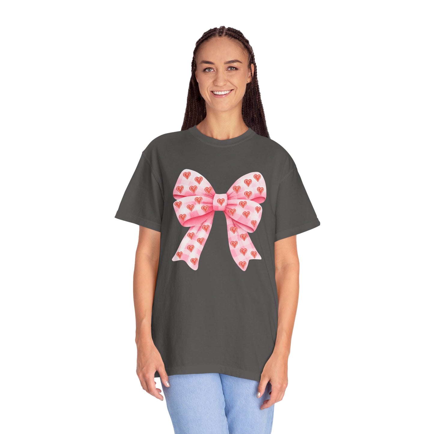 Pink Bows & Hearts - Comfort Colors Shirt
