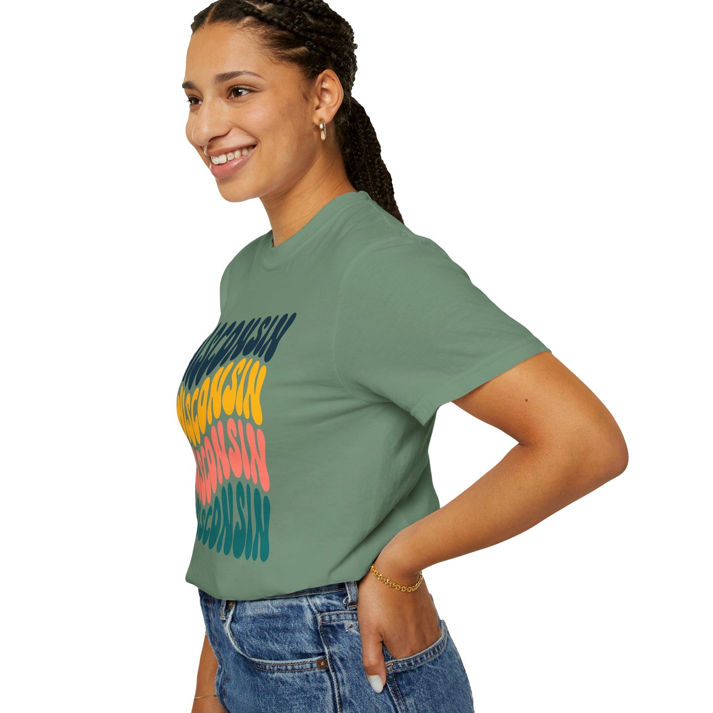 Retro Wisconsin - Comfort Colors Shirt