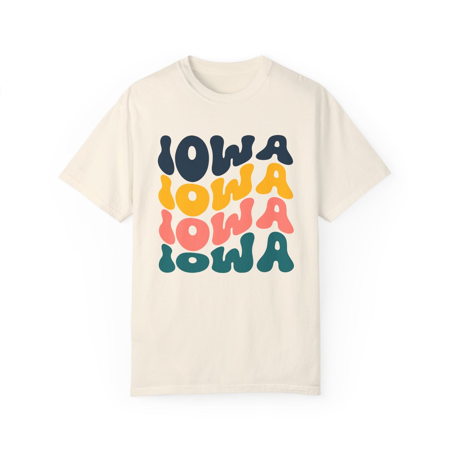 Retro Iowa - Comfort Colors Shirt