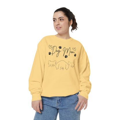 Dog Mom *Customize/Personalize* - Comfort Colors Sweatshirt