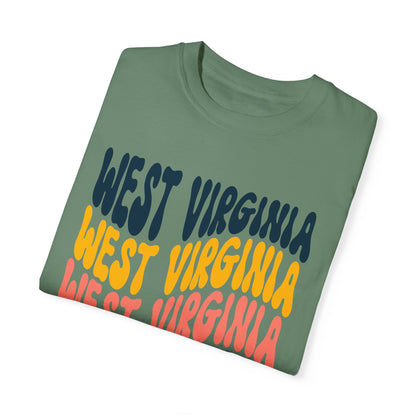 Retro West Virginia - Comfort Colors Shirt