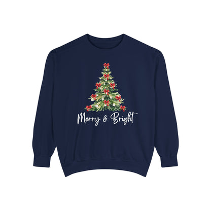 Merry & Bright - Comfort Colors Sweatshirt