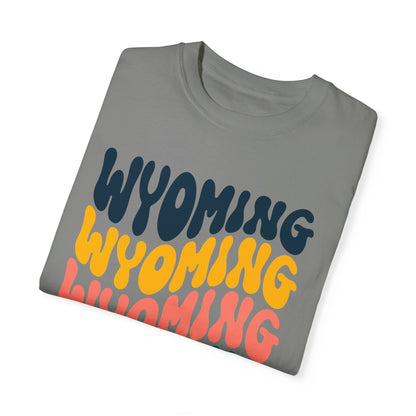 Retro Wyoming - Comfort Colors Shirt