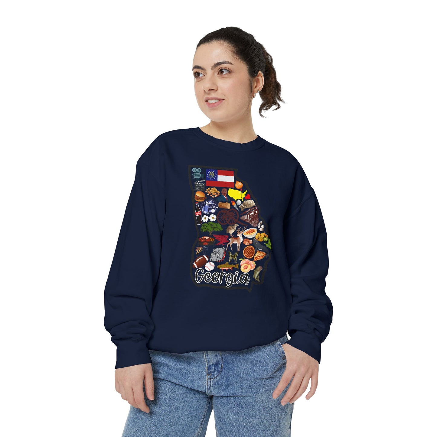 Beautiful State of Georgia - Comfort Colors Sweatshirt