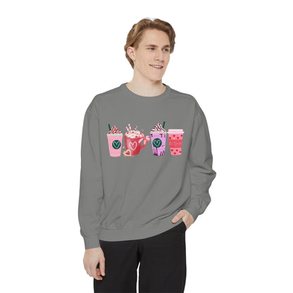 Valentine's Coffee - Comfort Colors Sweatshirt