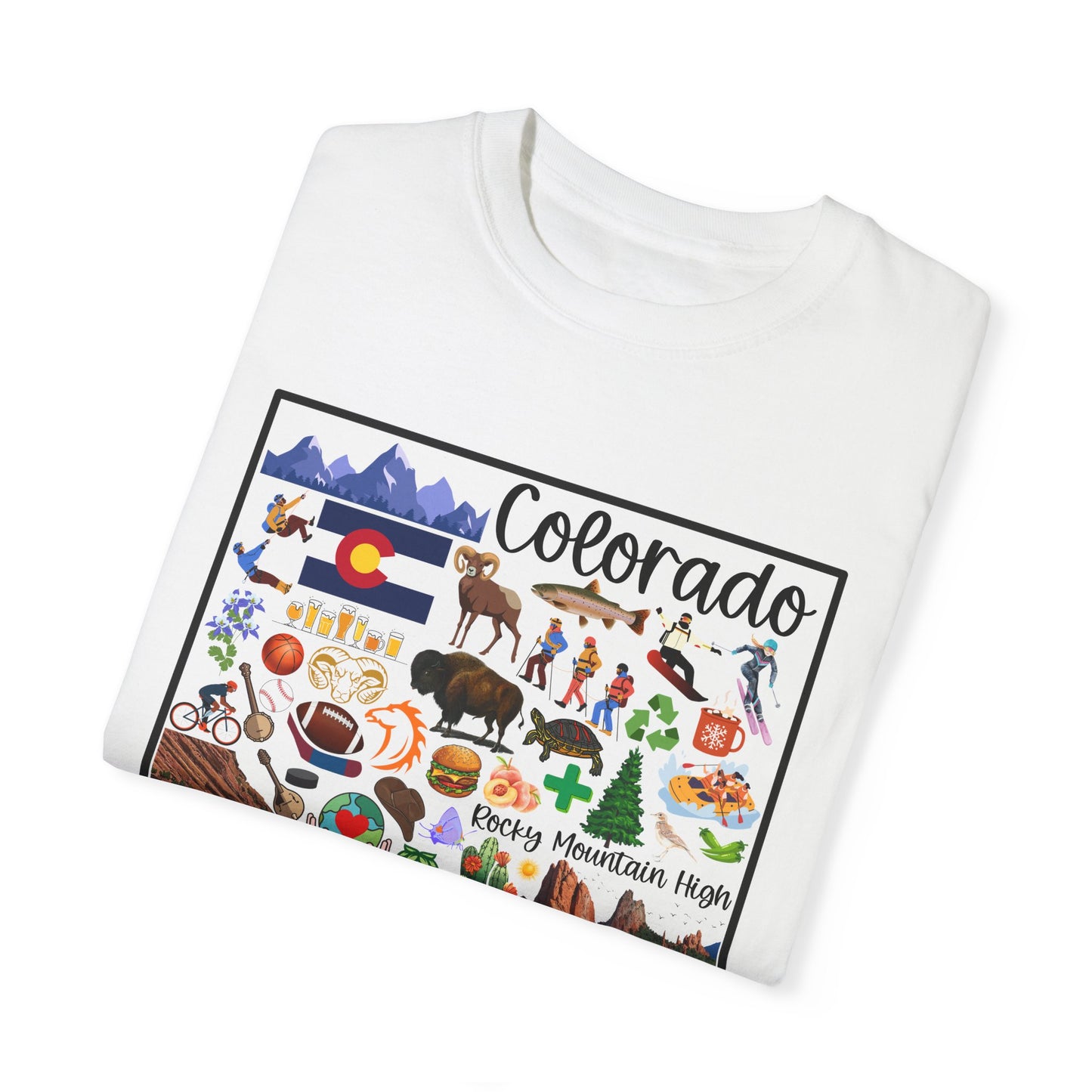 Beautiful State of Colorado - Comfort Colors Shirt