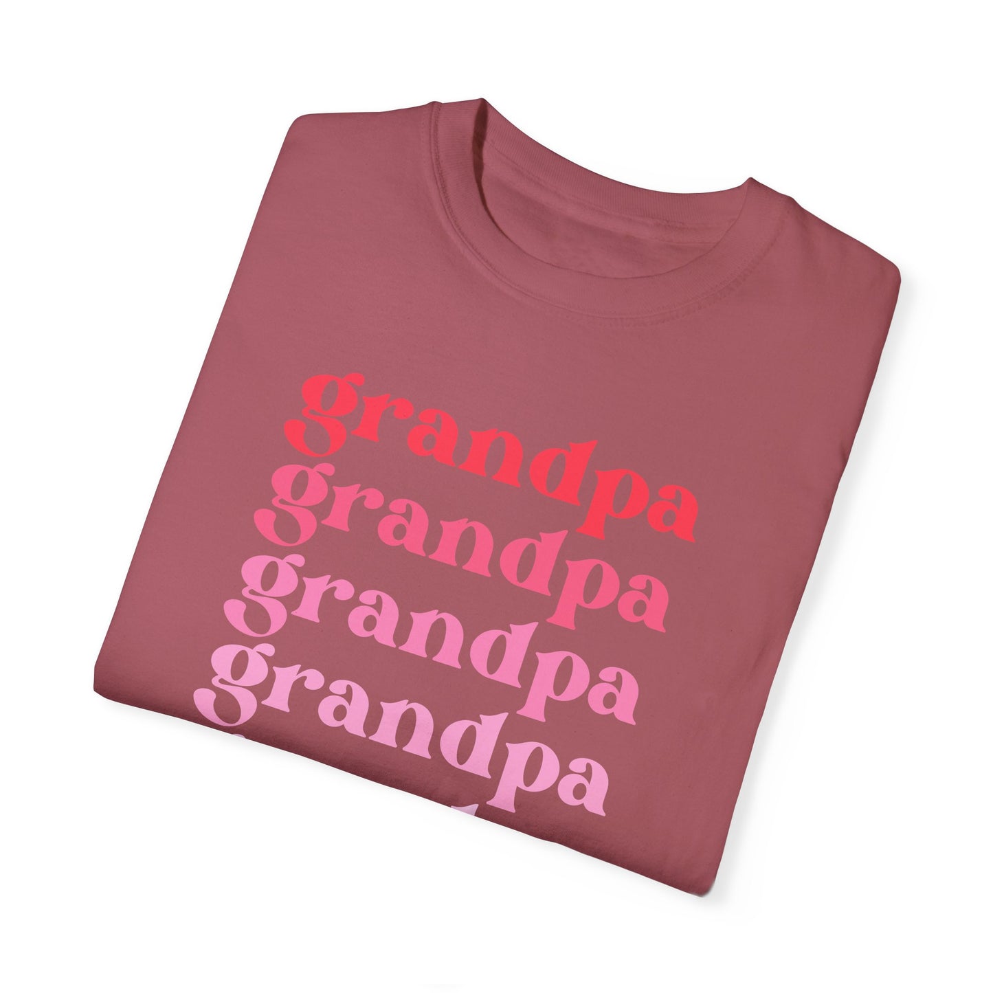 Grandpa (Pink) - Comfort Colors Shirt