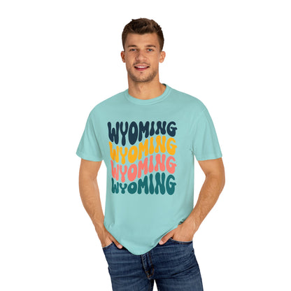 Retro Wyoming - Comfort Colors Shirt