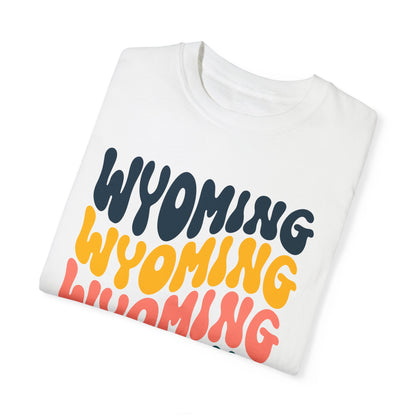 Retro Wyoming - Comfort Colors Shirt