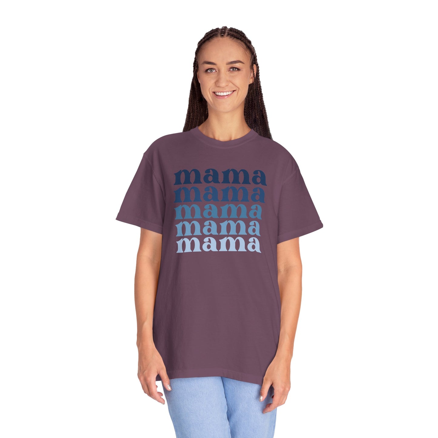 Mama (Blue) - Comfort Colors Shirt