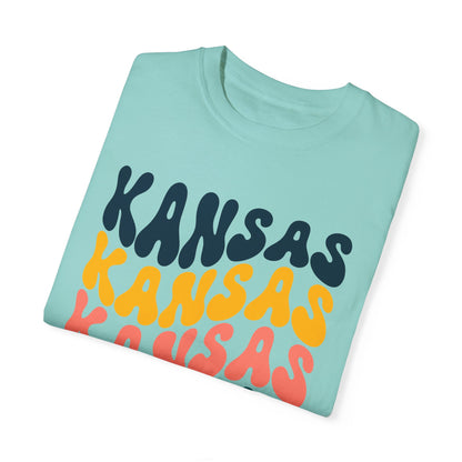 Retro Kansas - Comfort Colors Shirt