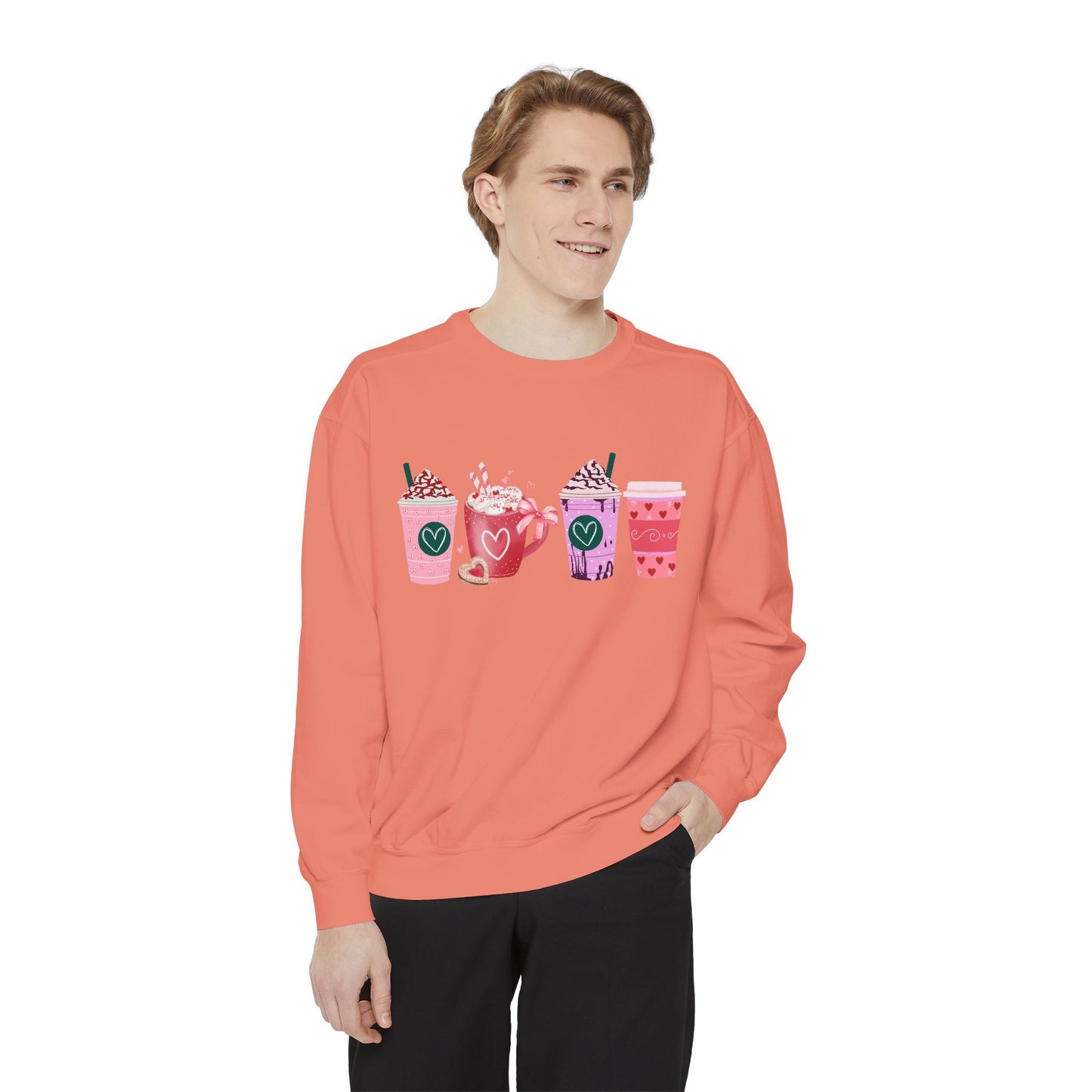 Valentine's Coffee - Comfort Colors Sweatshirt