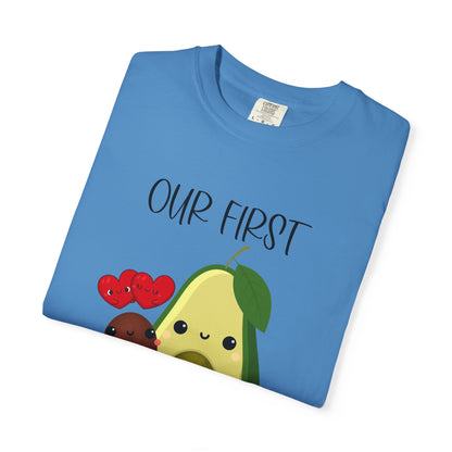 Our First Mother's Day Together (Avocado & Pit) - Comfort Colors Shirt