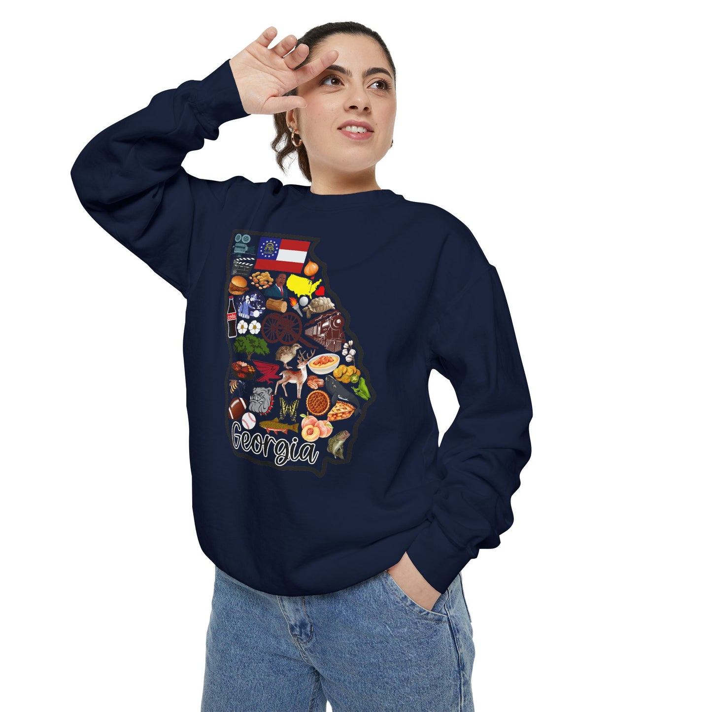 Beautiful State of Georgia - Comfort Colors Sweatshirt