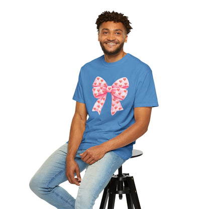 Pink Bows & Hearts - Comfort Colors Shirt