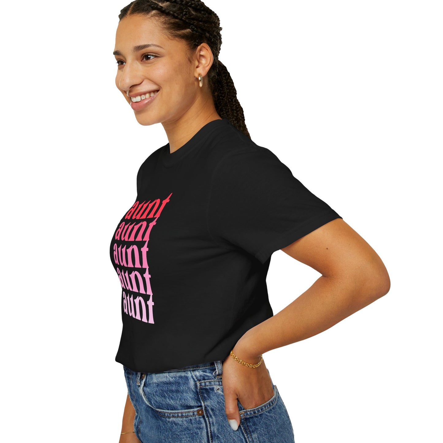 Aunt (Pink) - Comfort Colors Shirt