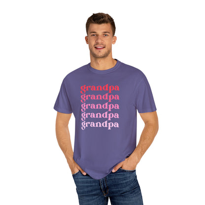 Grandpa (Pink) - Comfort Colors Shirt