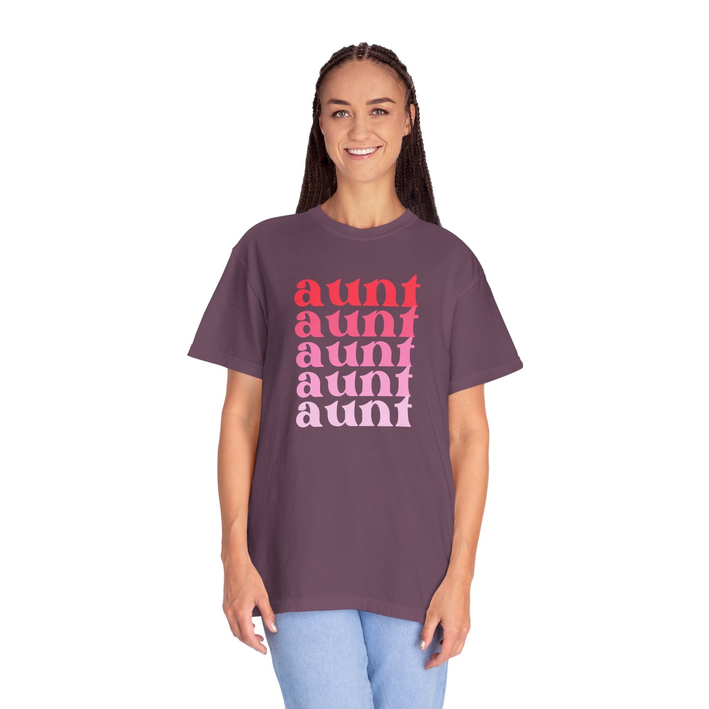 Aunt (Pink) - Comfort Colors Shirt