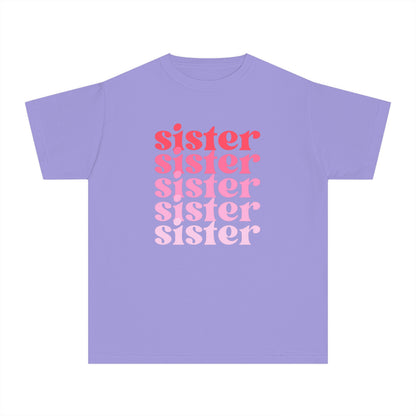 Sister - Pink - (Youth) Comfort Colors Shirt