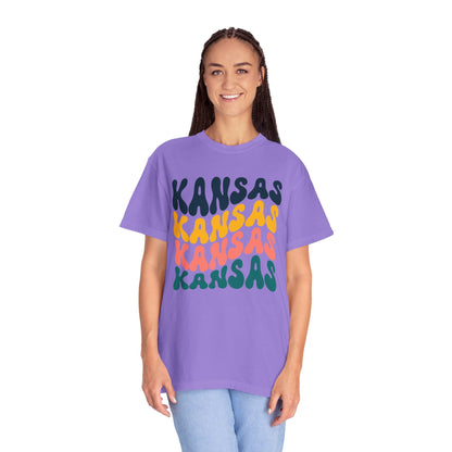 Retro Kansas - Comfort Colors Shirt