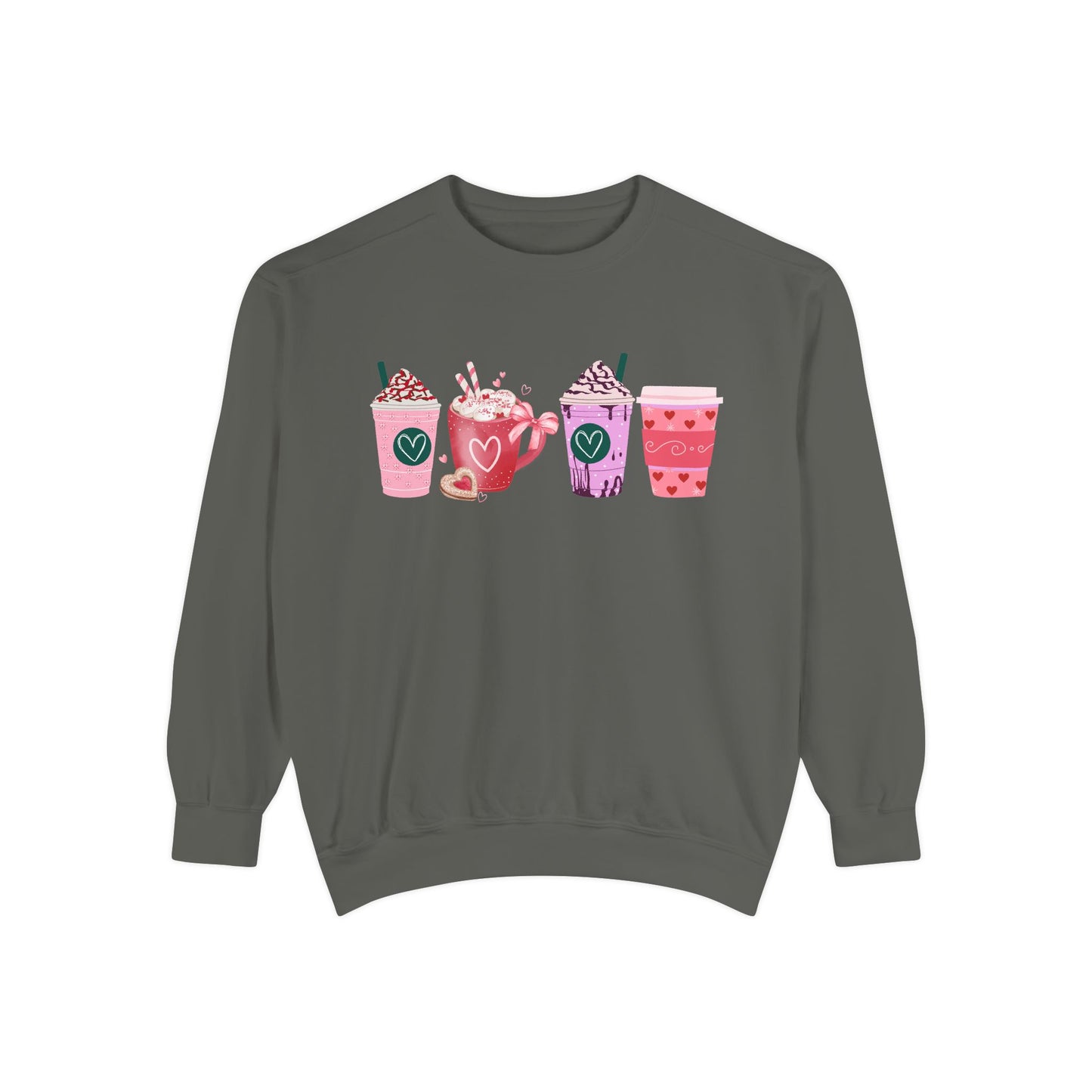 Valentine's Coffee - Comfort Colors Sweatshirt