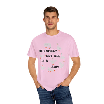 Definitely Not All In A Row - Comfort Colors Shirt