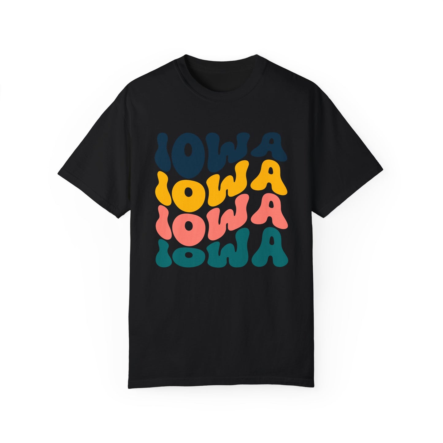Retro Iowa - Comfort Colors Shirt