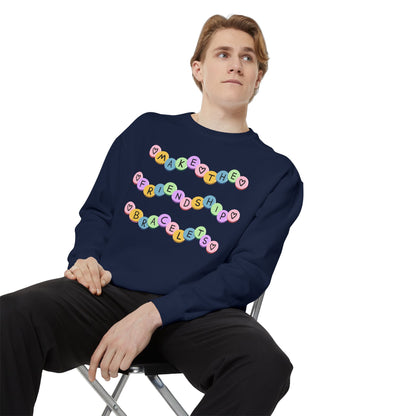 Make The Friendship Bracelets - Comfort Colors Sweatshirt