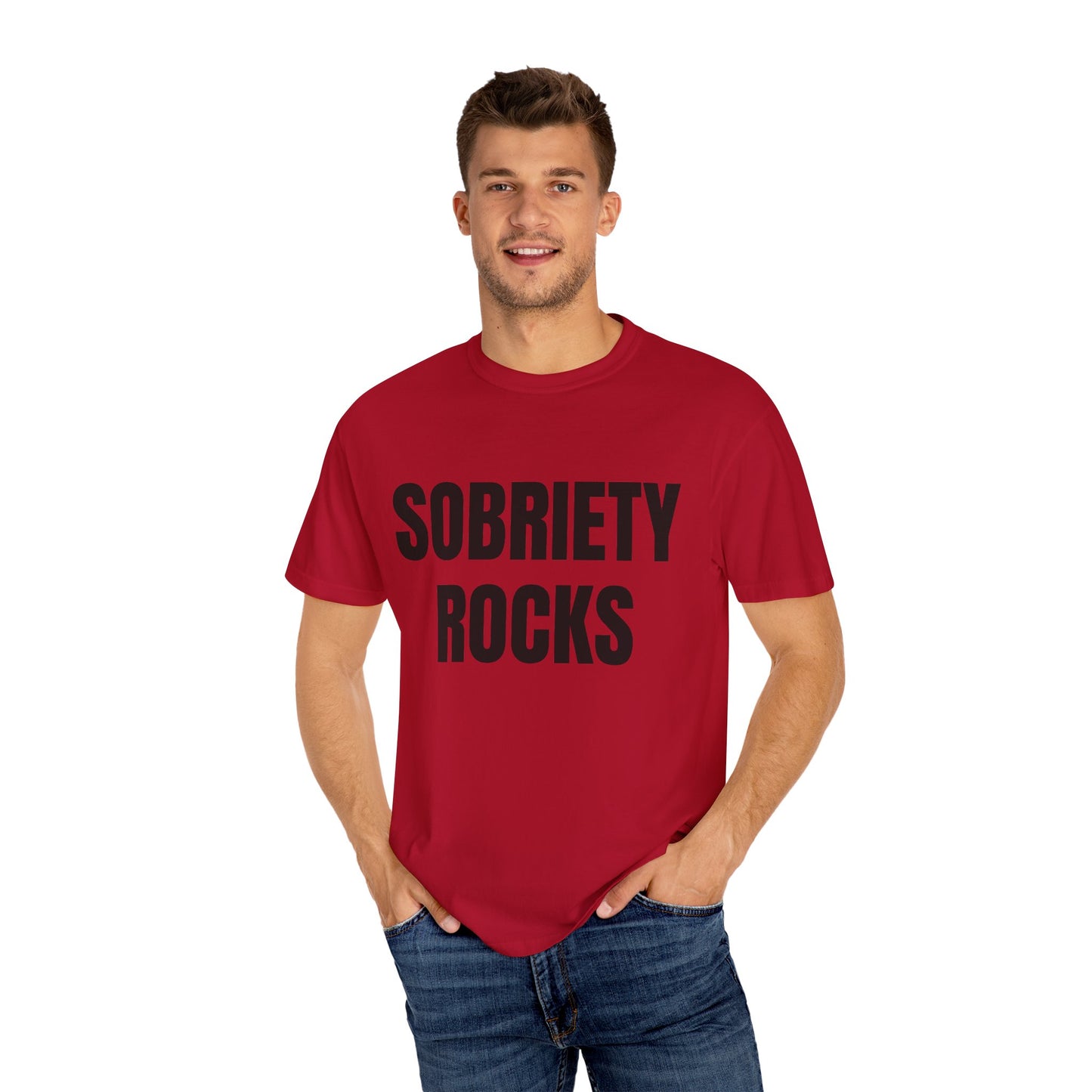 Sobriety Rocks - Comfort Colors Shirt