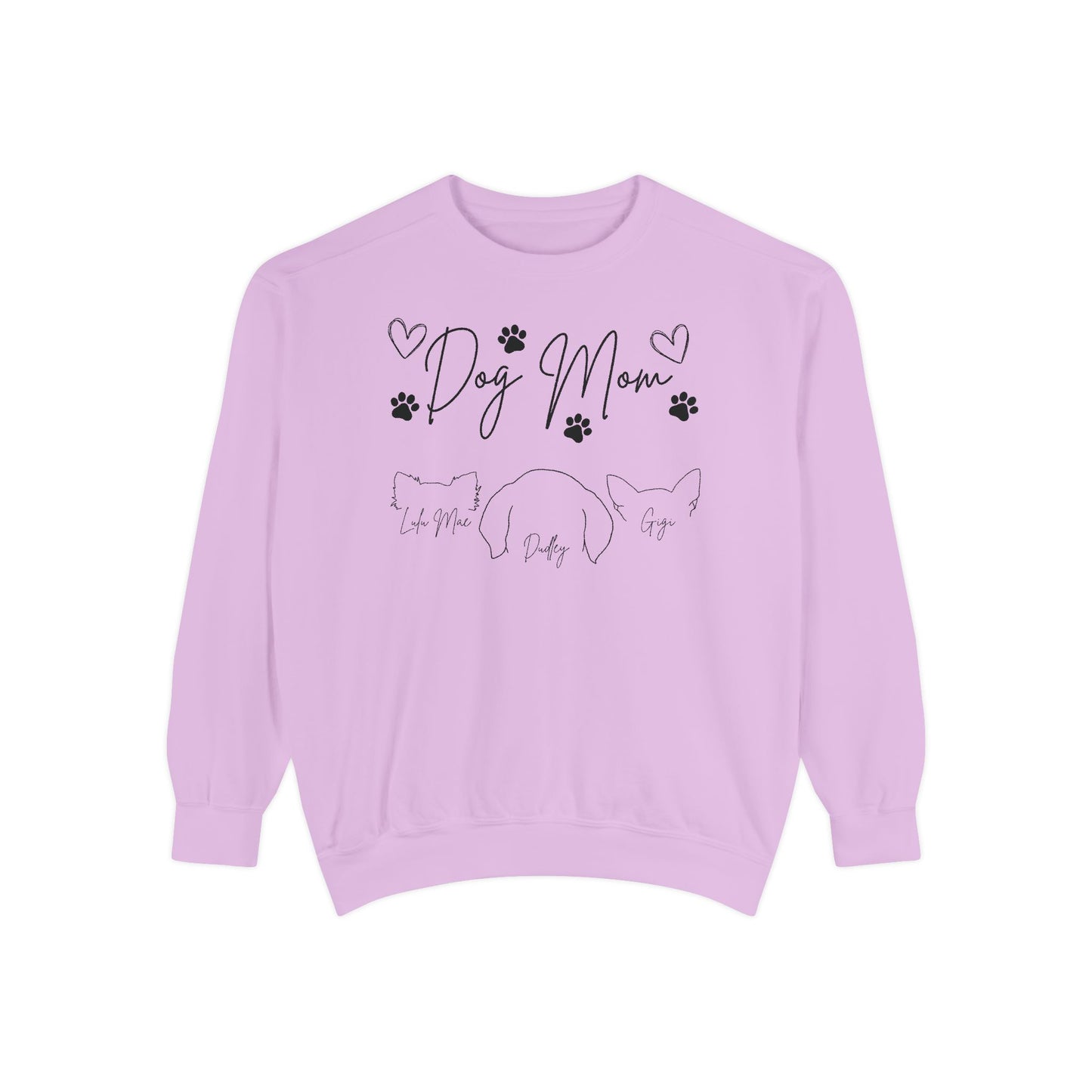 Dog Mom *Customize/Personalize* - Comfort Colors Sweatshirt
