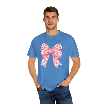 Pink Bows & Hearts - Comfort Colors Shirt