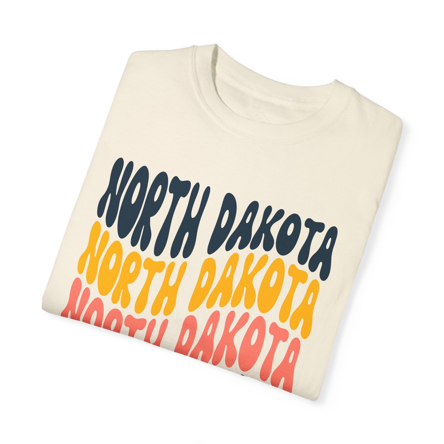 Retro North Dakota - Comfort Colors Shirt
