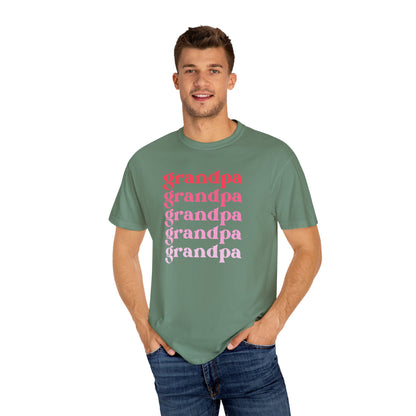 Grandpa (Pink) - Comfort Colors Shirt