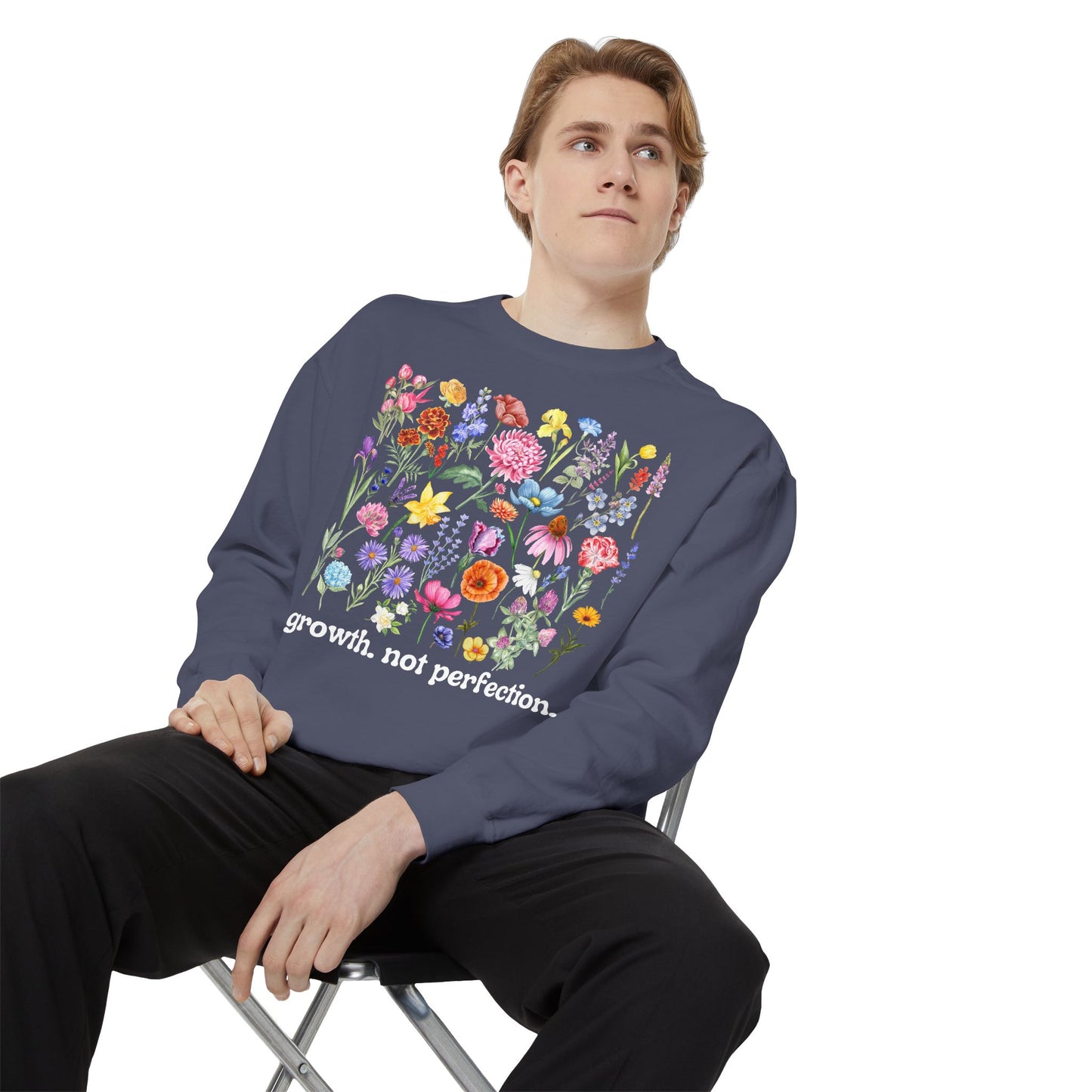 Growth, Not Perfection - Comfort Colors Sweatshirt