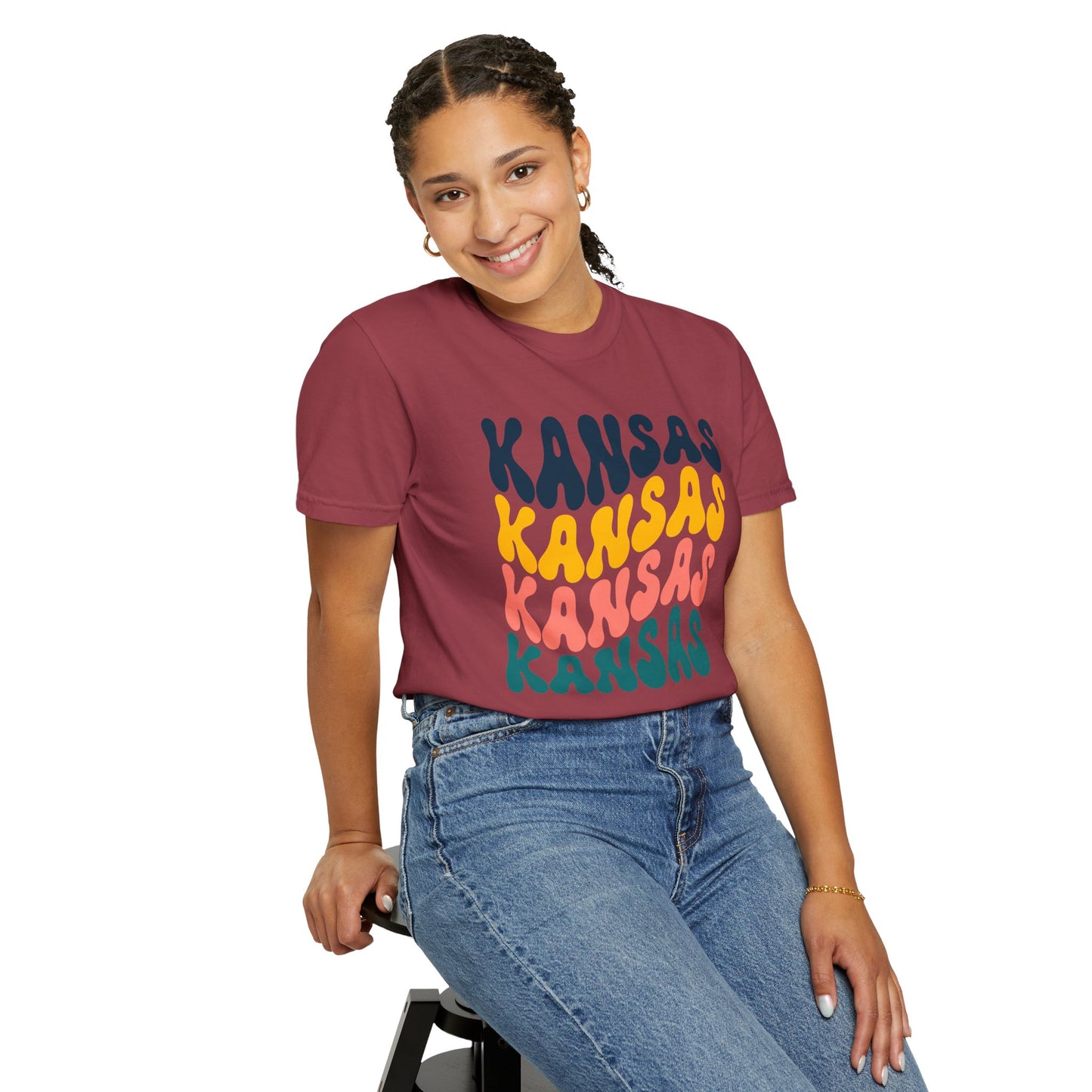 Retro Kansas - Comfort Colors Shirt