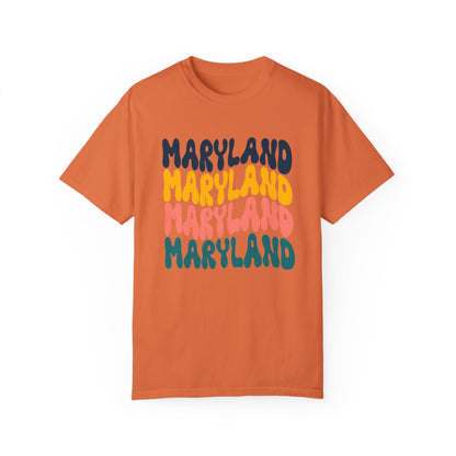 Retro Maryland - Comfort Colors Shirt