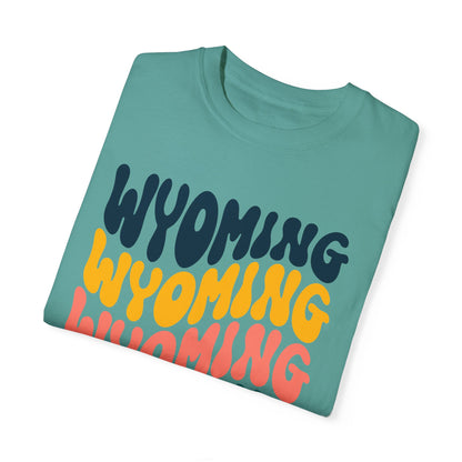 Retro Wyoming - Comfort Colors Shirt
