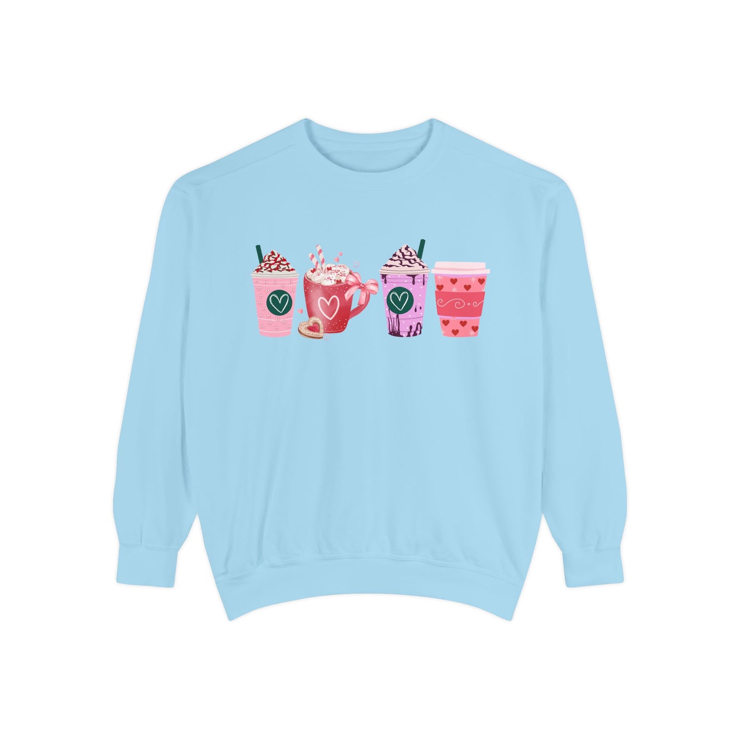 Valentine's Coffee - Comfort Colors Sweatshirt