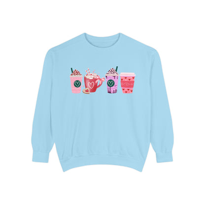 Valentine's Coffee - Comfort Colors Sweatshirt