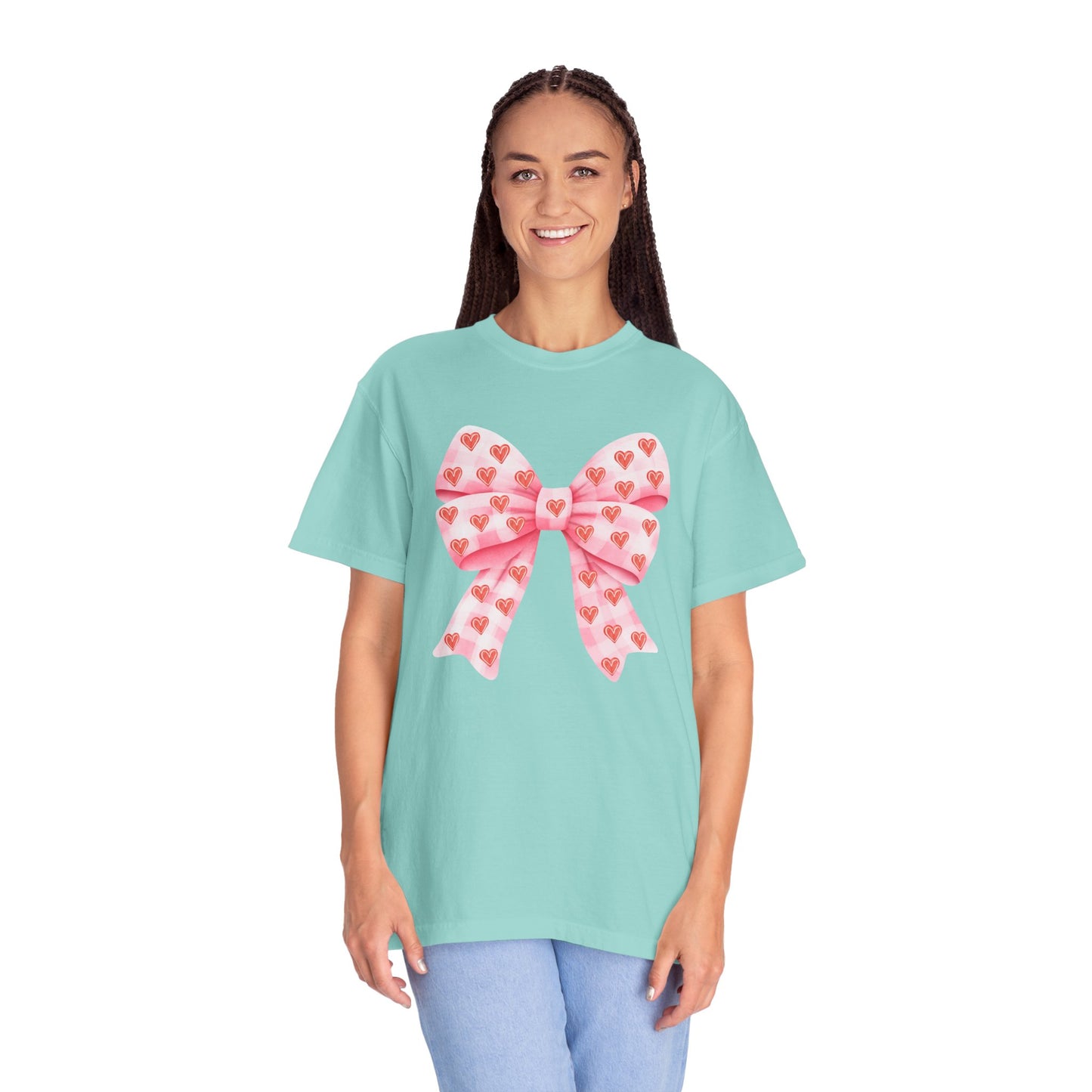 Pink Bows & Hearts - Comfort Colors Shirt