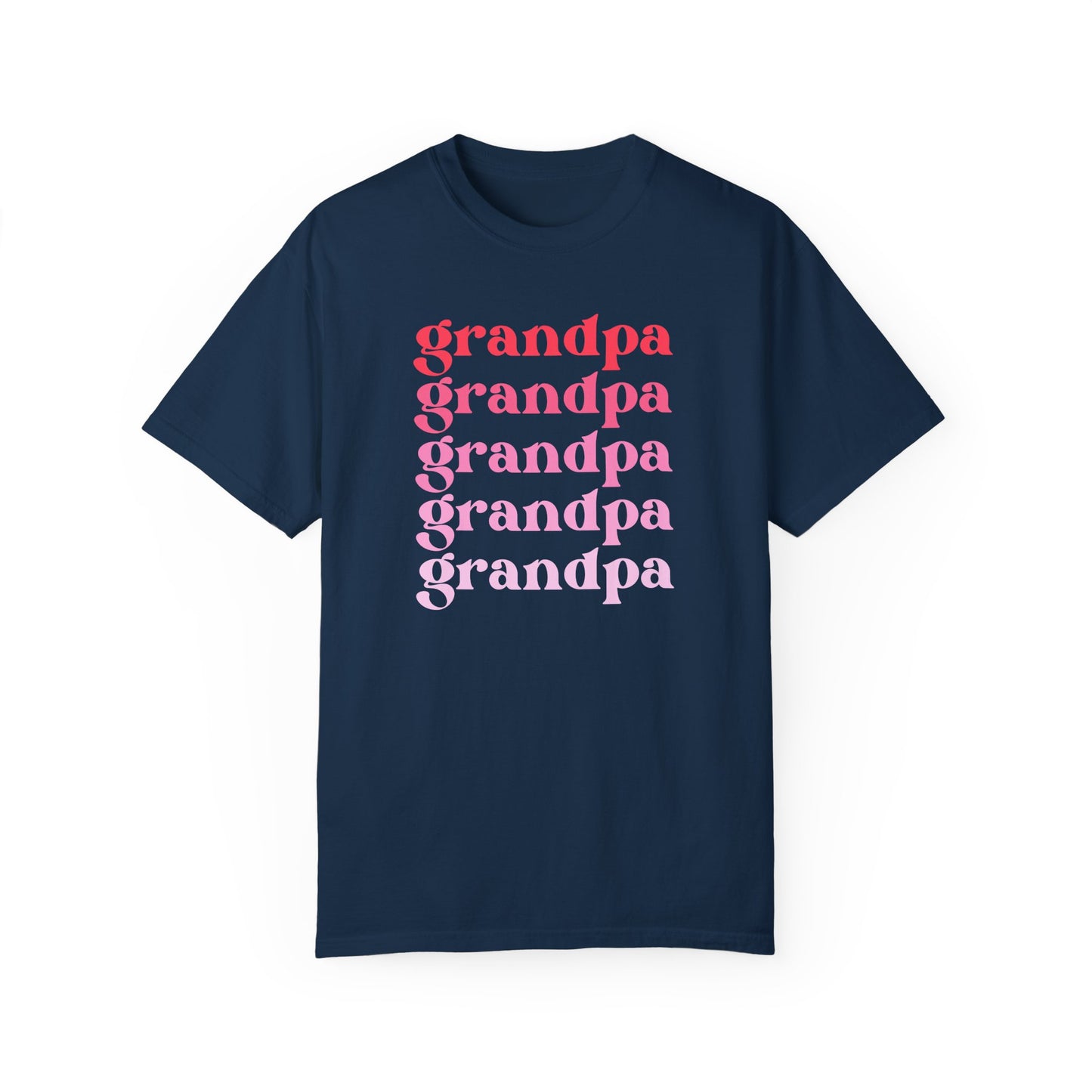 Grandpa (Pink) - Comfort Colors Shirt