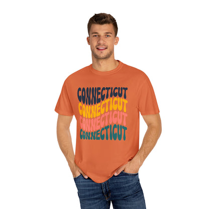 Retro Connecticut - Comfort Colors Shirt