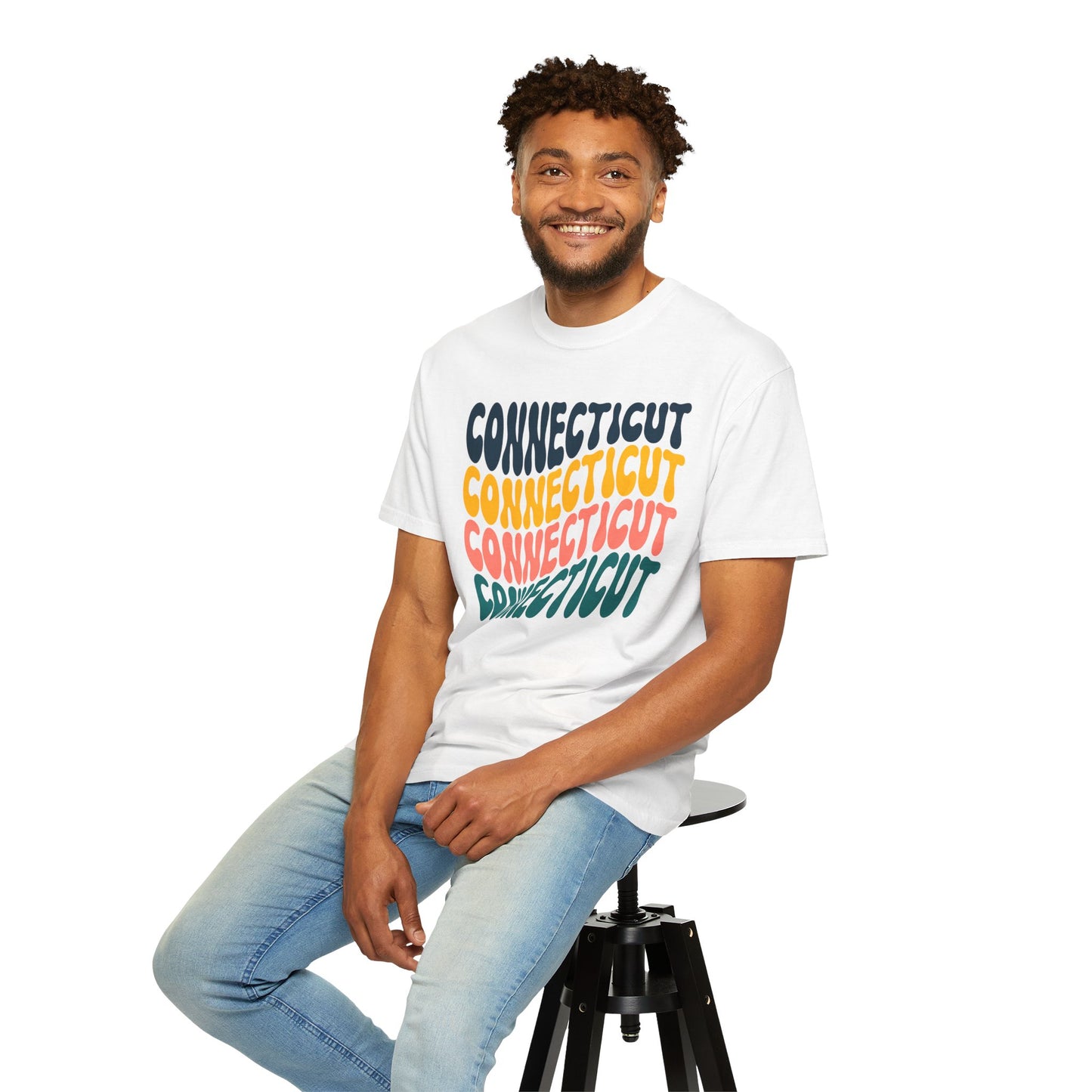 Retro Connecticut - Comfort Colors Shirt