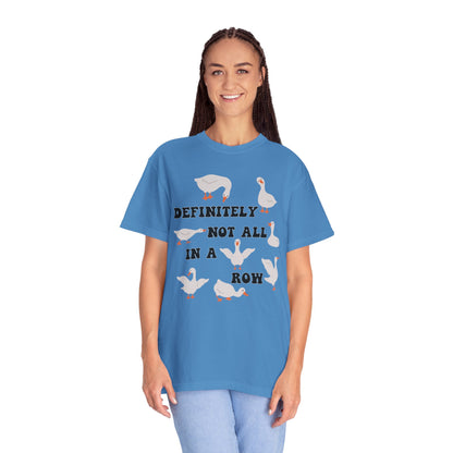 Definitely Not All In A Row - Comfort Colors Shirt