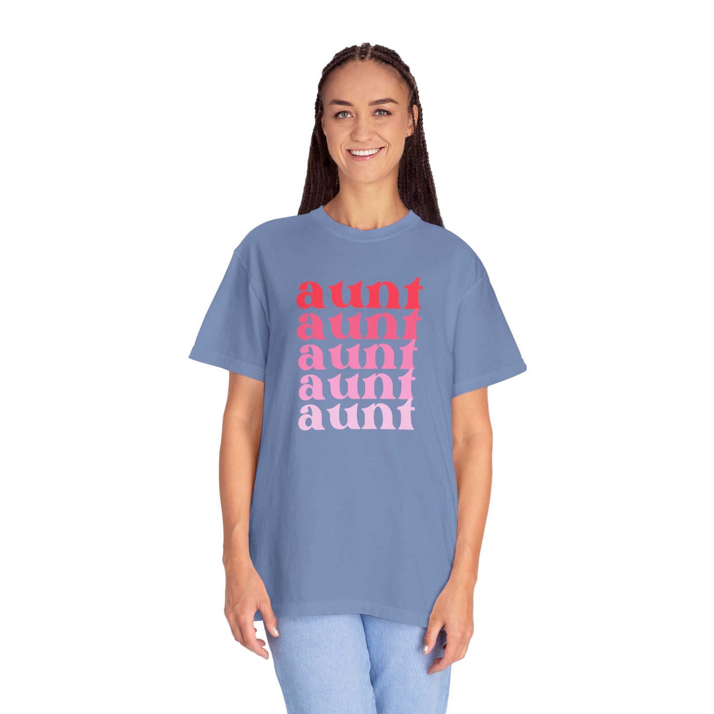 Aunt (Pink) - Comfort Colors Shirt