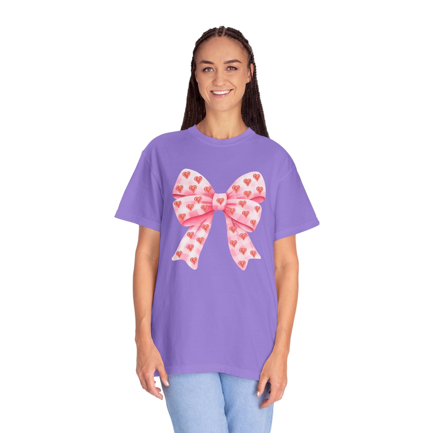 Pink Bows & Hearts - Comfort Colors Shirt