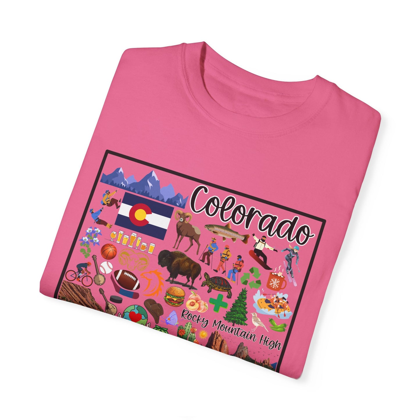 Beautiful State of Colorado - Comfort Colors Shirt